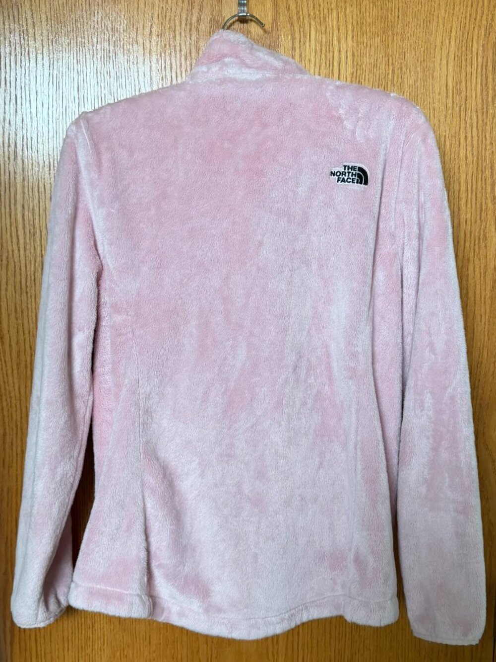 The North Face Women’s Pink Fuzzy Full Zip Jacket Large - Picture 2 of 7